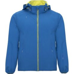 Męska Kurtka Soft Shell Siberia. Niebieskie kurtki ROLY, m, bez wzorów, bez kaptura. Za 185.99 zł.