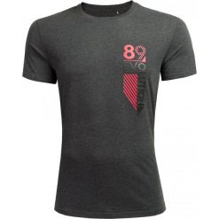 T-shirt męski TSM617 - ciemny szary melanż - Outhorn. T-shirty marki Outhorn. W wyprzedaży za 29.99 zł.