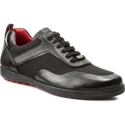 Półbuty BOSS - Flat 50380214 10204497 01 Black 001. Buty sportowe casual marki Boss, z materiału. W wyprzedaży za 509.00 zł.