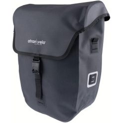 Torba na bagażnik rowerowy „Commuter Side”, wodoodporna. Czarne torby na laptopa ATRAN VELO. Za 310.30 zł.