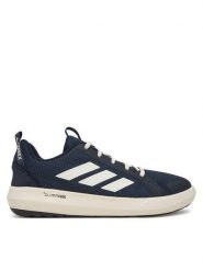 Adidas Sneakersy Terrex Boat Climacool JI3499 Granatowy. Niebieskie buty sportowe casual Adidas, bez wzorów, z materiału, bez zapięcia. Za 368.99 zł.