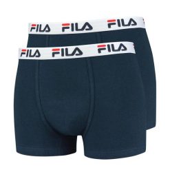 Bokserki Bielizna Męska Fila Man Boxer 2 pack. Niebieskia bokserki Fila, m, bez wzorów. Za 109.99 zł.
