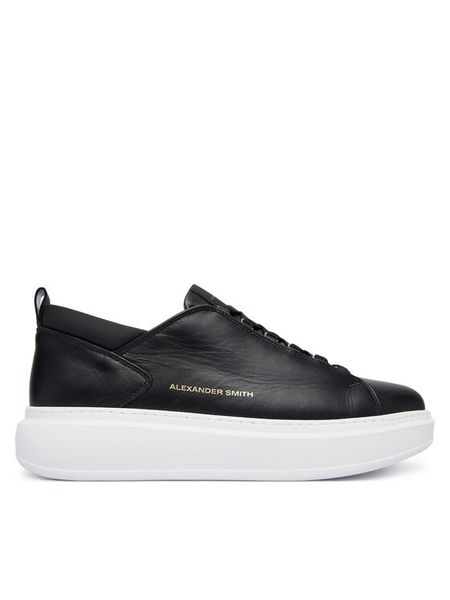 Alexander Smith Sneakersy Wembley ASBEWYM-2264 Czarny. Czarne buty sportowe casual Alexander Smith, bez wzorów, ze skóry, bez zapięcia. Za 959.99 zł.