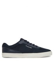 Bugatti Sneakersy 321-ASS01-6900 Granatowy. Niebieskie buty sportowe casual Bugatti, bez wzorów, z materiału, bez zapięcia. Za 279.99 zł.