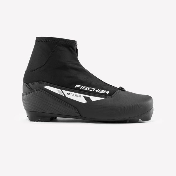 Buty do narciarstwa biegowego męskie Fischer XC Touring styl klasyczny. Brązowe buty do biegania FISCHER, bez wzorów, z materiału, bez zapięcia, narciarskie. Za 479.99 zł.