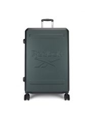 Reebok Walizka duża RBK-WAL-024-CCC-L Zielony. Zielone walizki Reebok, bez wzorów, z tworzywa sztucznego, duże. Za 349.99 zł.