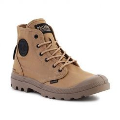 Buty do chodzenia męskie Palladium Pampa HI Htg Supply Caramel. Brązowe buty turystyczne Palladium, bez wzorów, z materiału, bez zapięcia, trekkingowe. Za 509.00 zł.