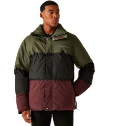 Kurtka puchowa Regatta Christian Lacroix Barbegal. Zielone kurtki Regatta, na zimę, bez wzorów, z puchu, bez kaptura. Za 329.99 zł.