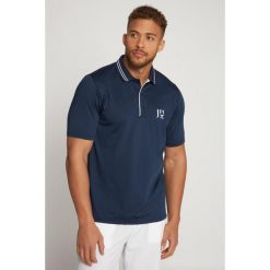 Męska Funkcyjna koszulka polo tenis rękaw 1/2 QuickDry. Niebieskie koszulki polo sportowe JAY-PI, m, bez wzorów, z elastanu, bez kołnierzyka, bez ramiączek, tenisowe. Za 244.99 zł.