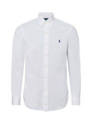 Polo Ralph Lauren koszula casual Mężczyźni Comfort Fit Bawełna biały, S. Białe koszule Polo Ralph Lauren, m, bez wzorów, z bawełny, bez kołnierzyka, bez ramiączek. Za 399.95 zł.
