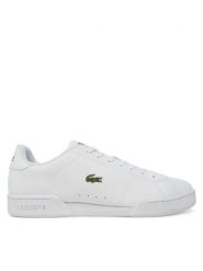 Lacoste Sneakersy Carnaby Cup 7-49SMA0035 Biały. Białe buty sportowe casual LACOSTE, bez wzorów, ze skóry, bez zapięcia. Za 329.99 zł.