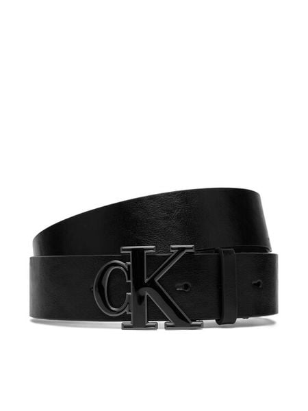 Calvin Klein Pasek Ck Enamel Buckle 40Mm LV04D7150G Czarny. Czarne paski CALVIN KLEIN, bez wzorów, ze skóry. Za 289.99 zł.