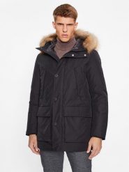 Bomboogie Kurtka puchowa CM 228P T GKG3 Czarny Regular Fit. Czarne kurtki Bomboogie, m, bez wzorów, z bawełny, bez kaptura. Za 1,439.00 zł.