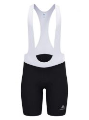 Odlo Szorty kolarskie "Essential" w kolorze czarno-białym rozmiar: S. Białe szorty ODLO, s, bez wzorów. Za 260.99 zł.
