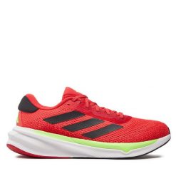 Buty do biegania adidas. Czerwone buty do biegania Adidas, bez wzorów, bez zapięcia, do biegania. Za 309.99 zł.