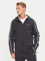 Boss Bluza 50523912 Granatowy Regular Fit. Niebieskie bluzy Boss, m, bez wzorów, z syntetyku, bez kaptura. Za 499.99 zł.