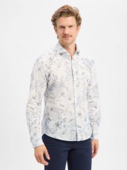 JOOP! Koszula z zawartością lnu - Pai Mężczyźni Slim Fit Bawełna szary, 40. Szare koszule JOOP!, m, bez wzorów, z bawełny, bez kołnierzyka, bez ramiączek. Za 479.95 zł.