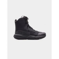 Buty trekkingowe męskie Under Armour UA Charged Valsetz Zip. Czarne trekkingi Under Armour, bez wzorów, bez zapięcia. Za 499.99 zł.