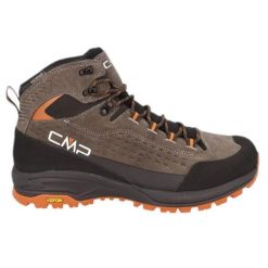 Buty trekkingowe CMP VERTYX MID WP brązowe. Brązowe trekkingi CMP, bez wzorów, bez zapięcia. W wyprzedaży za 399.99 zł.