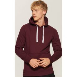 Gładka bluza z kapturem - Bordowy. Czerwone bluzy marki House. Za 69.99 zł.