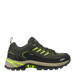Buty trekkingowe męskie CMP RIGEL 2.0 LOW skóra wodoodporne. Zielone buty trekkingowe CMP, bez wzorów, ze skóry, bez zapięcia. Za 399.99 zł.