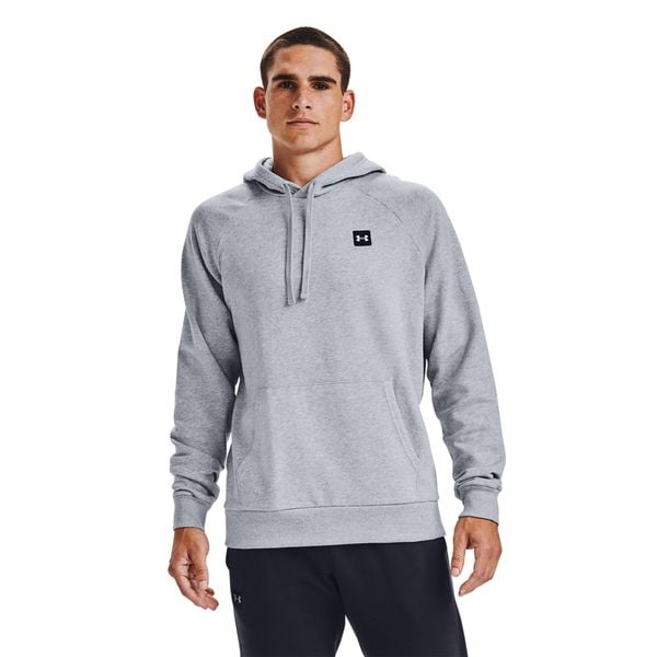 Bluza męska Under Armour Rival Hoodie mod. Szare bluzy Under Armour, m, bez wzorów, bez kaptura. Za 94.99 zł.
