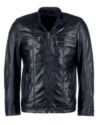 MUSTANG BIKER JACKET MĘSKA KURTKA SKÓRZANA SKÓRA ELEGANCKA NA ZAMEK MU-M242-164. Kurtki Mustang, m, bez wzorów, ze skóry, bez kaptura. Za 1,199.99 zł.