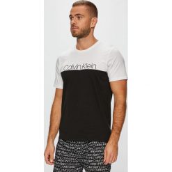 Calvin Klein Underwear - T-shirt piżamowy. Czarne piżamy Calvin Klein Underwear, l, bez wzorów, z bawełny, bez ramiączek. W wyprzedaży za 89.90 zł.