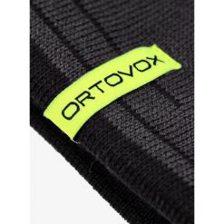 Czapka zimowa Ortovox Peak Beanie - black raven. Czarne czapki zimowe ORTOVOX, bez wzorów. Za 198.99 zł.