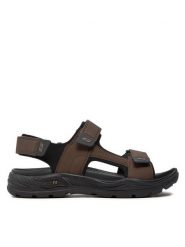 Skechers Sandały Arch Fit Motley Sd-Kontra 204349/BRN Brązowy. Brązowe sandały Skechers, ze skóry, bez zapięcia. Za 299.99 zł.
