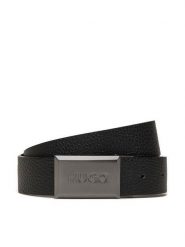 Hugo Pasek Męski Garlond 50522605 Czarny. Czarne paski Hugo, bez wzorów, ze skóry. Za 239.99 zł.