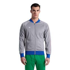Bluza rozpinana męska sportowa Arena Men's Relax IV Team Jacket. Niebieskie bluzy bez kaptura Arena, m, bez wzorów, bez kaptura. Za 299.99 zł.