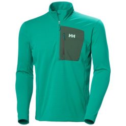 1/2 zip fleece Helly Hansen Versalite. Zielone bluzy Helly Hansen, m, bez wzorów, z materiału, bez kaptura. Za 395.00 zł.