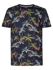 Petrol Industries Koszulka w kolorze granatowym rozmiar: XXL. Niebieskie bezrękawniki Petrol Industries, xxl, bez wzorów, z bawełny, bez kołnierzyka, bez ramiączek. Za 69.58 zł.