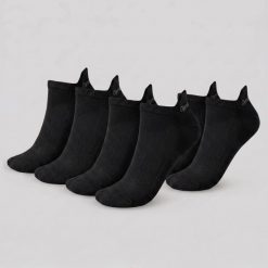 Skarpetki unisex bieganie niskie czarne Tab. Czarne skarpety GYMBEAM, bez wzorów, z elastanu. Za 34.90 zł.