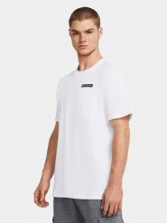 Under Armour T-Shirt Ua Hw Armour Label Ss 1382831-100 Biały Loose Fit. Białe t-shirty sportowe Under Armour, bez wzorów, z syntetyku, bez ramiączek, na fitness i siłownię. Za 89.99 zł.
