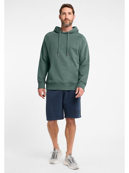 ELBSAND Bluza "Kian" w kolorze zielonym rozmiar: XL. Zielone bluzy ELBSAND, xl, bez wzorów, z bawełny, z kapturem. Za 209.33 zł.