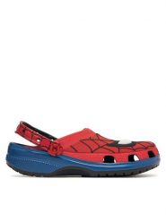 Crocs Klapki Spider-Man Classic Clog 213518 Czerwony. Czerwone klapki Crocs, z tworzywa sztucznego. Za 299.99 zł.