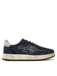 Premiata Sneakersy Nous 6857 Granatowy. Niebieskie buty sportowe casual Premiata, bez wzorów, z materiału, bez zapięcia. Za 829.99 zł.