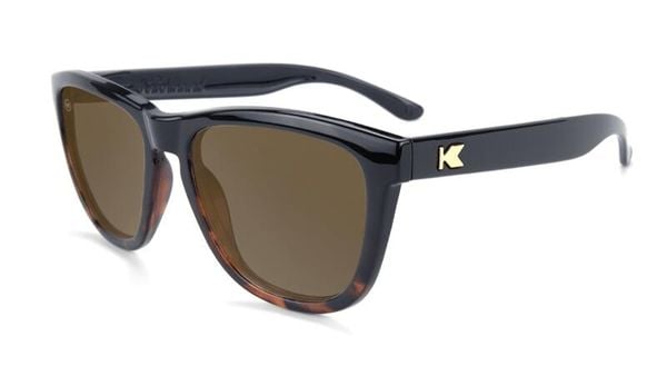 Okulary przeciwsłoneczne dla dorosłych - kategoria 3 z polaryzacją - Glossy. Brązowe okulary przeciwsłoneczne KNOCKAROUND. Za 149.60 zł.