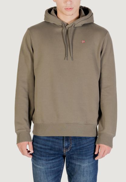 Bluza Mężczyzna NAPAPIJRI BALIS HOOD. Zielone bluzy z kapturem Napapijri, m, bez wzorów, z bawełny, z kapturem. Za 312.25 zł.