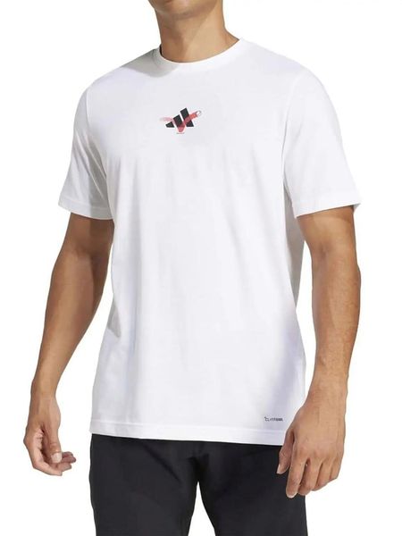 Adidas Koszulka w kolorze białym rozmiar: S. Białe bezrękawniki Adidas, s, bez wzorów, bez kołnierzyka, bez ramiączek. Za 72.45 zł.