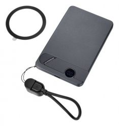 TROIKA POP50 5000 mAh Bezprzewodowe ładowanie Szary, Czarny. Czarne powerbanki No name. Za 260.99 zł.
