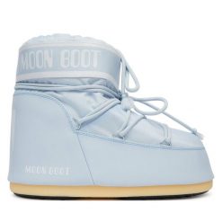 Śniegowce Moon Boot. Niebieskie śniegowce Moon Boot, z nylonu, bez zapięcia. Za 809.99 zł.