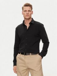 Hugo Koszula Elisha02 50494515 Czarny Extra Slim Fit. Czarne koszule Hugo, m, bez wzorów, z bawełny, bez kołnierzyka, bez ramiączek. Za 619.99 zł.