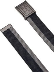 Under Armour Pasek "Stretch Webbing Belt" w kolorze szarym rozmiar: onesize. Szare paski Under Armour, bez wzorów, z materiału. Za 113.10 zł.