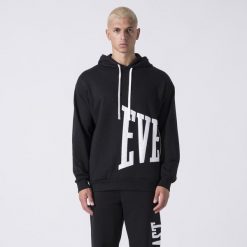 Exclusive Bluza Z Kapturem Z Logo Czarny Bawelna, Poliester. Czarne bluzy EVERLAST, l, z aplikacjami, z bawełny, z kapturem. W wyprzedaży za 316.40 zł.