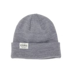 Czapka zimowa COAL UNIFORM LOW heather grey. Szare czapki zimowe COAL, bez wzorów. Za 29.00 zł.