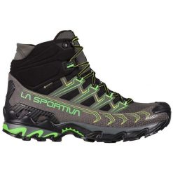 Buty trekkingowe męskie La Sportiva La Ultra Raptor Ii Mid Gtx. Szare buty trekkingowe La Sportiva, na jesień, bez wzorów, z materiału, za kostkę, bez zapięcia. Za 1,072.00 zł.