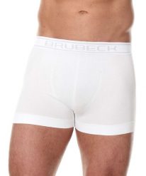 Bokserki męskie bawełniane Brubeck classic COMFORT COTTON. Białe bokserki Brubeck, m, bez wzorów, z bawełny. Za 41.99 zł.